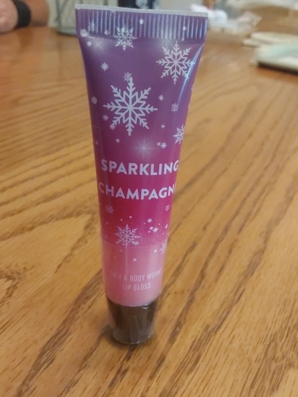 Bath & Body Works Sparkling Champagne Lip Gloss - Pink/Purple